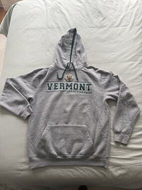 University of Vermont Hooodie with Green Trim